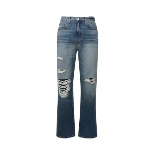 Distressed Detailed Flared Jeans