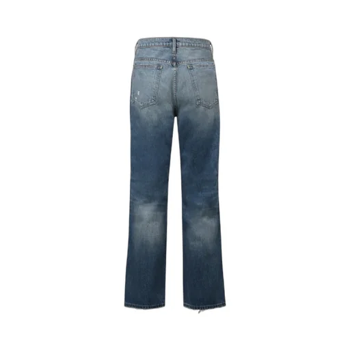 Distressed Detailed Flared Jeans