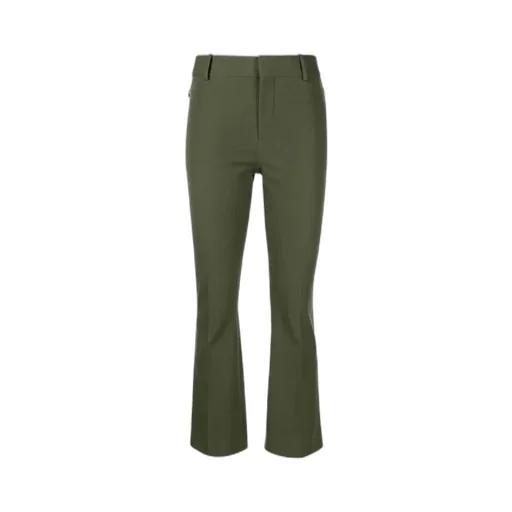 Zipper Opening And Closing Bell-Bottom Casual Pants