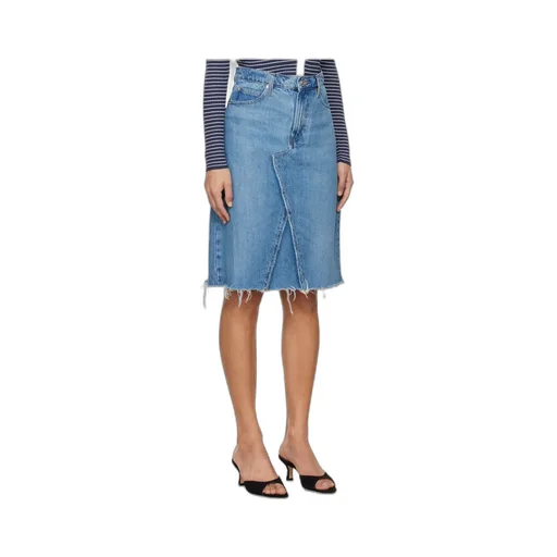 High Waist Denim Skirt