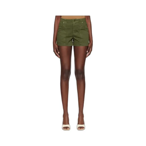Clean Utility Stretch-Cotton Twill Shorts