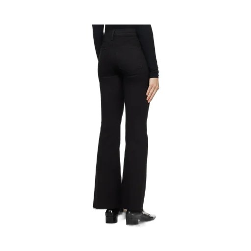 Le Easy Flare Logo Denim Pants