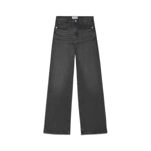 Logo Patch Wide-Leg Jeans