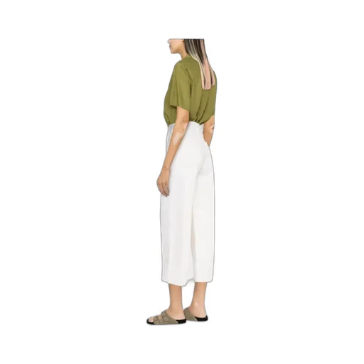 High-Waist Wide-Leg Cropped Jeans