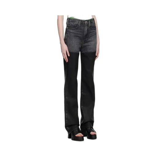 Belt Ring Gradual Change Jeans
