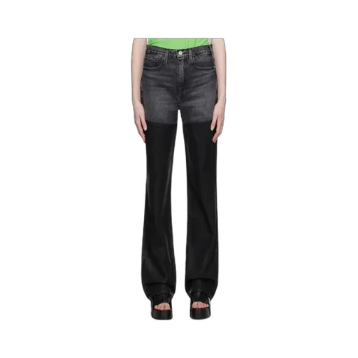 Belt Ring Gradual Change Jeans