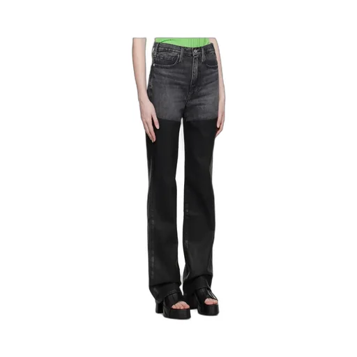 Belt Ring Gradual Change Jeans