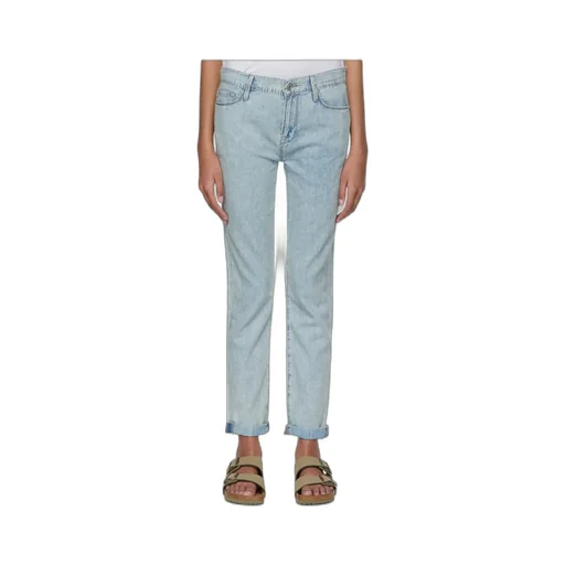 Distressed-Effect Denim Jeans