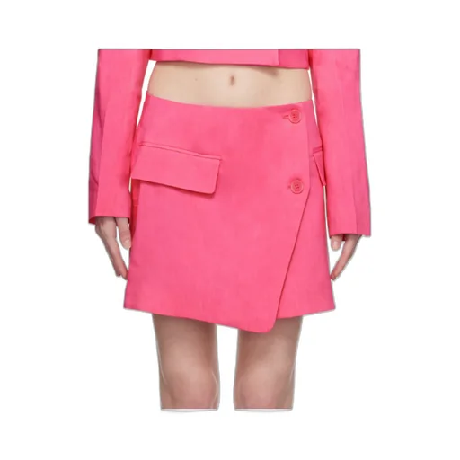 Button Detail Skirt