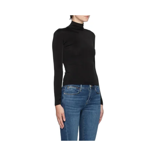 High-Neck Long-Sleeved Sweater