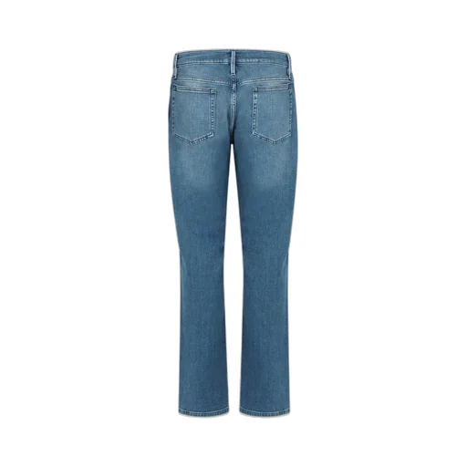 Logo Patch Straight-Leg Jeans
