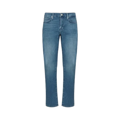 Logo Patch Straight-Leg Jeans