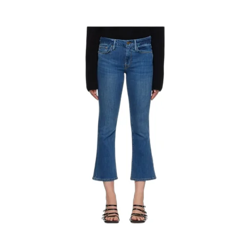 Low-Rise Kick-Flare Jeans