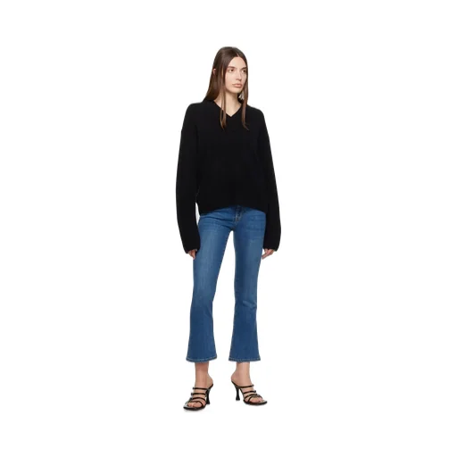 Low-Rise Kick-Flare Jeans