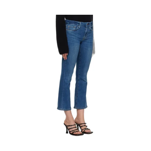 Low-Rise Kick-Flare Jeans