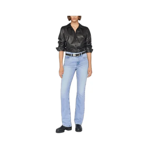 High-Waist Flared Jeans