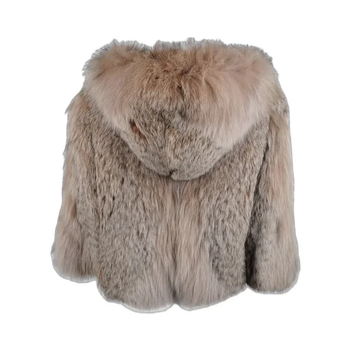 Hooded Design Fur