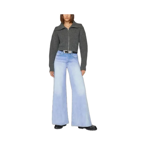 High-Waist Wide-Leg Jeans
