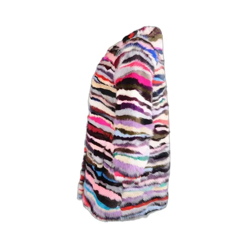 Round-Necked Fur Coat