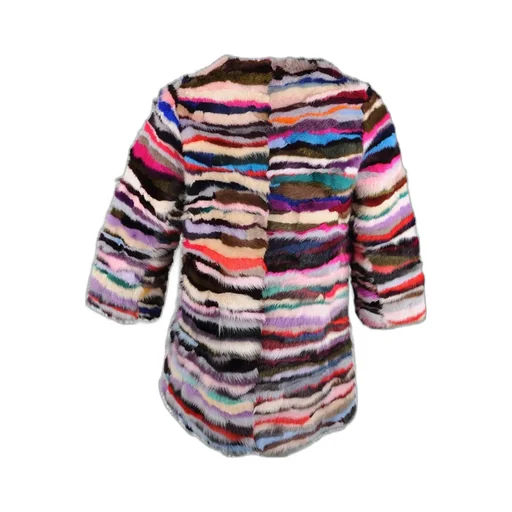 Round-Necked Fur Coat