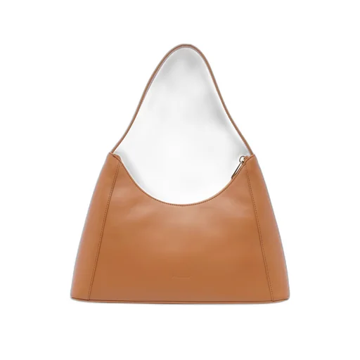 Diamante Logo Plaque Shoulder Bag