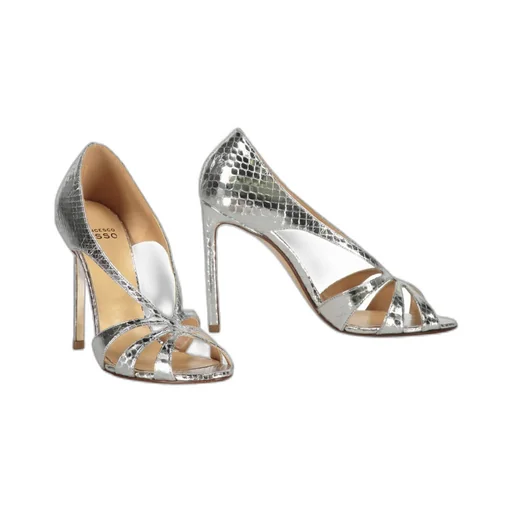10Mm Snakeskin-Effect Sandals