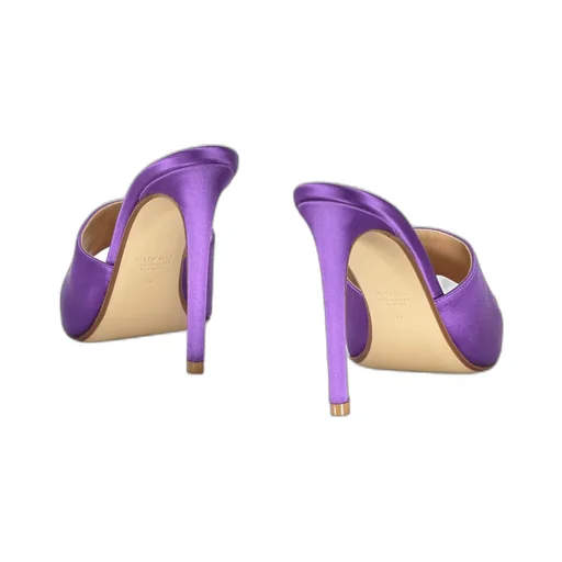115Mm Leather Mules