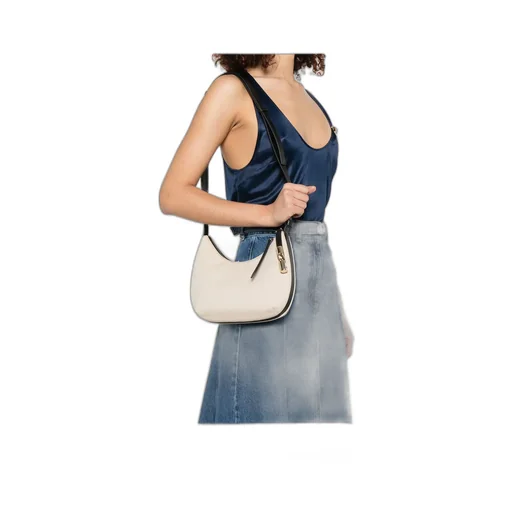 Logo Plaque Zipped Crossbody Bag