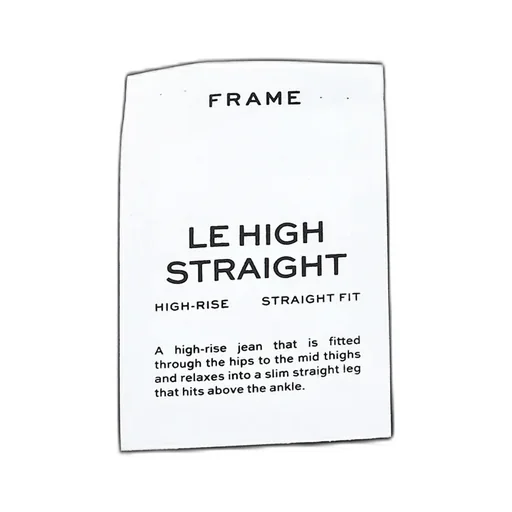 Le High Straight Leg Jeans
