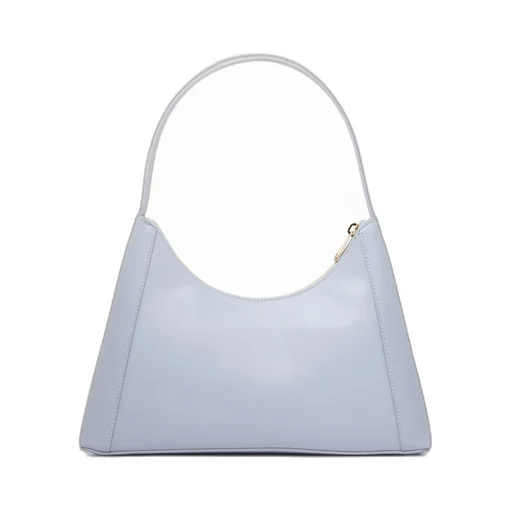 Diamante Logo Plaque Shoulder Bag