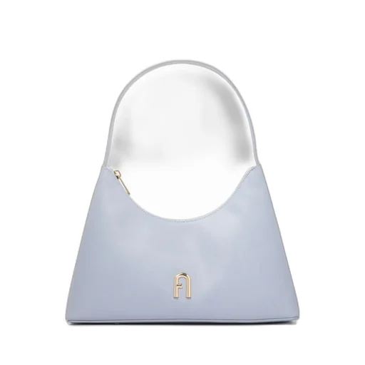 Diamante Logo Plaque Shoulder Bag