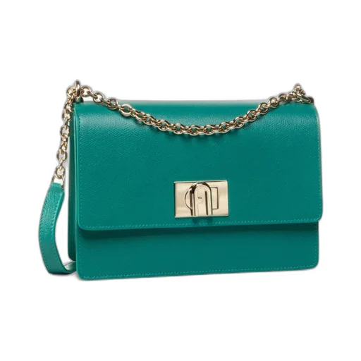 Turn-Button Shoulder Bag