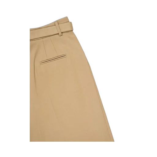 Belted Wide-Leg Trousers