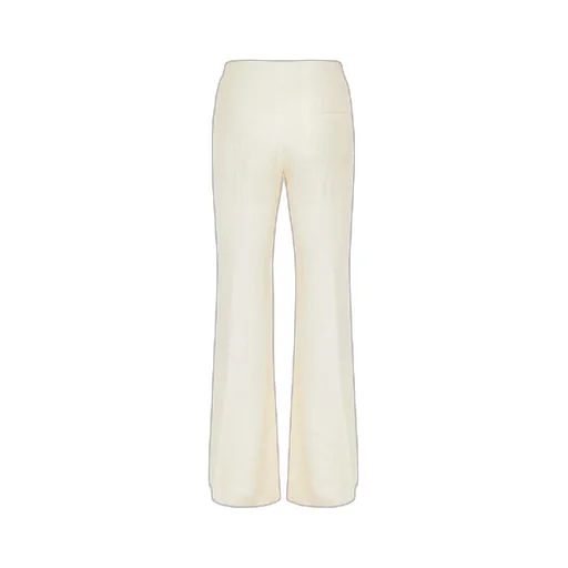 Silk Flared Trousers