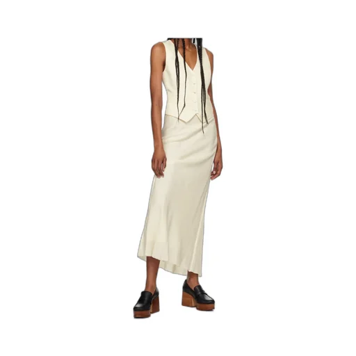 Raw Hem Skirt