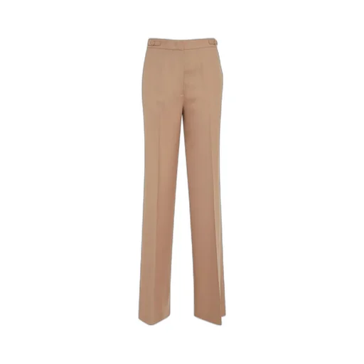 Front Pleated Ring Casual Pants