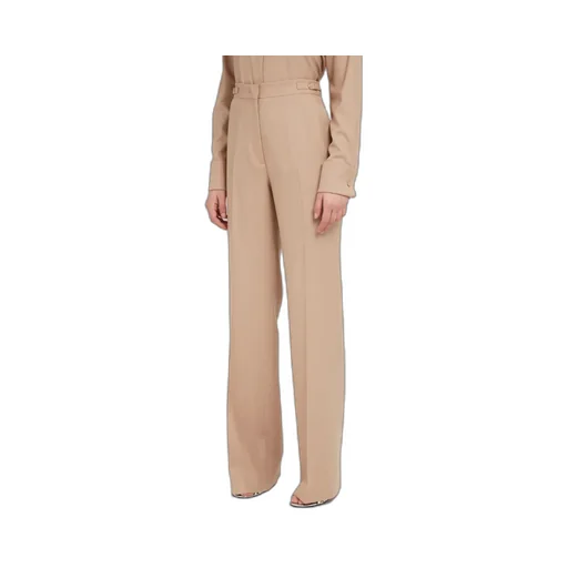 Front Pleated Ring Casual Pants