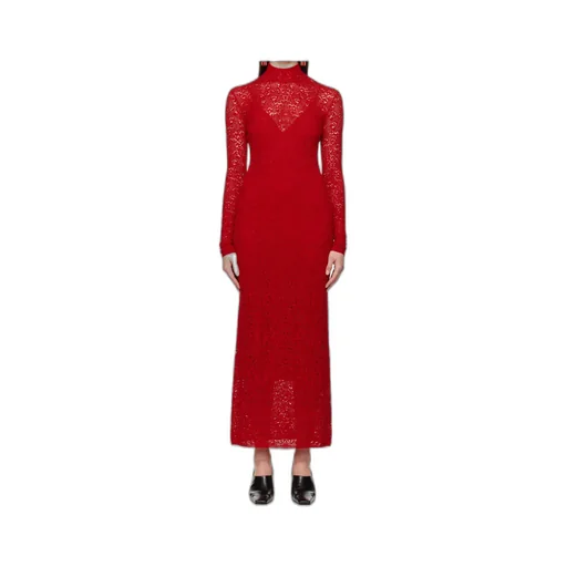 Lethe Pointelle Knit Maxi Dress