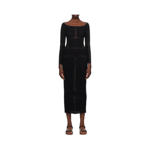 Strapless Mid-Length Dress