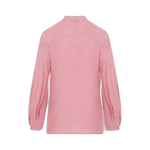 Laetitia Linen Pleated Blouse