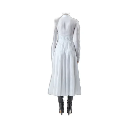 Dewi Linen Midi Shirt Dress