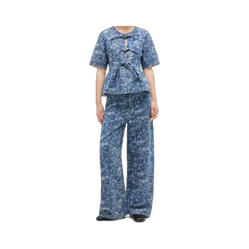 Tapestry Peplum Blouse