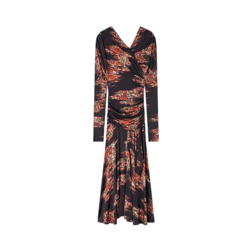Floral Ruched Dress