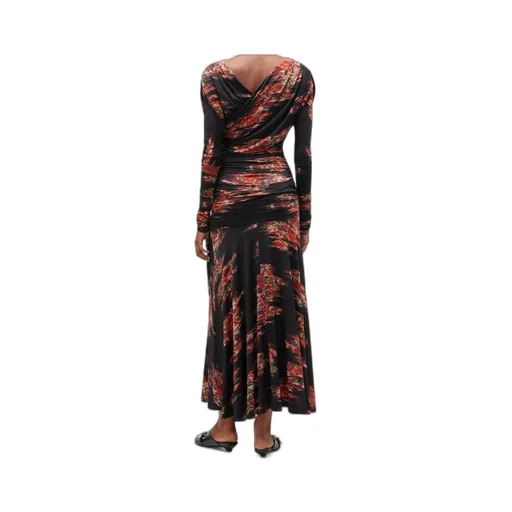 Floral Ruched Dress