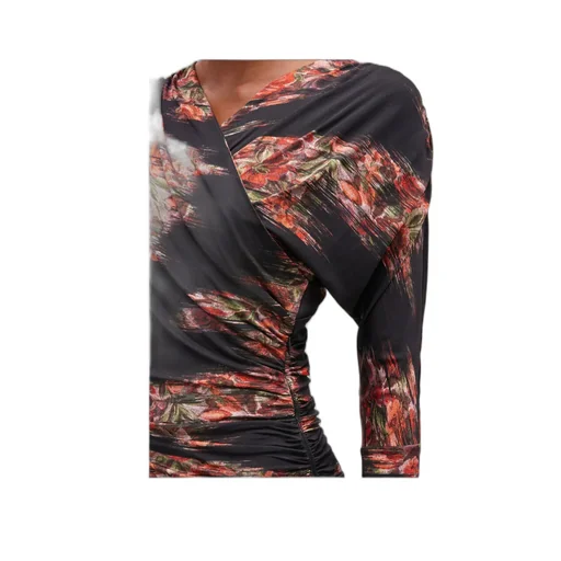 Floral Ruched Dress
