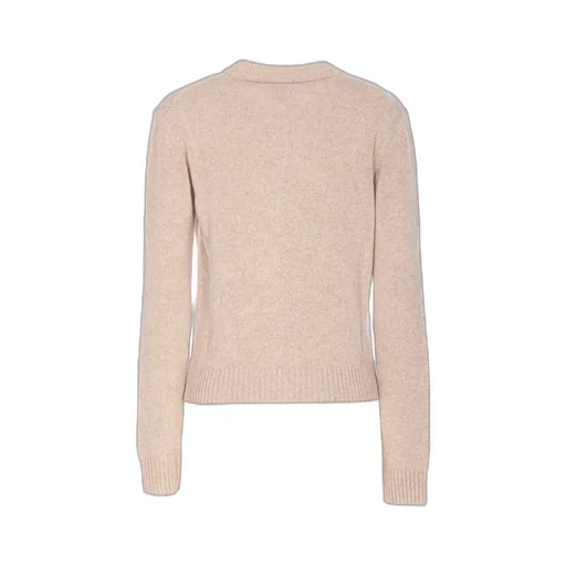 Crewneck Buttoned Cardigan