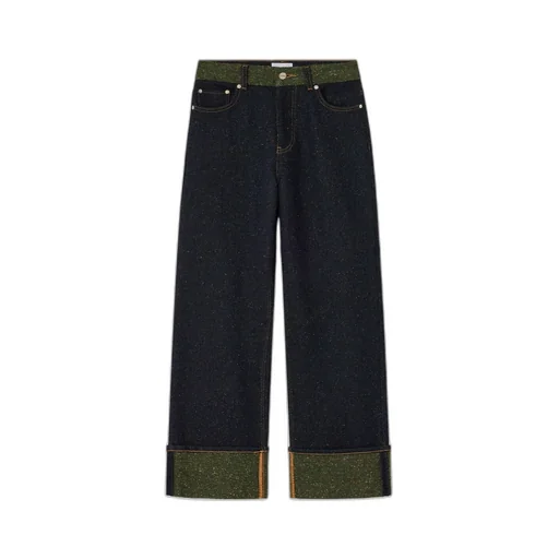 Twill Denim Baggy Jeans