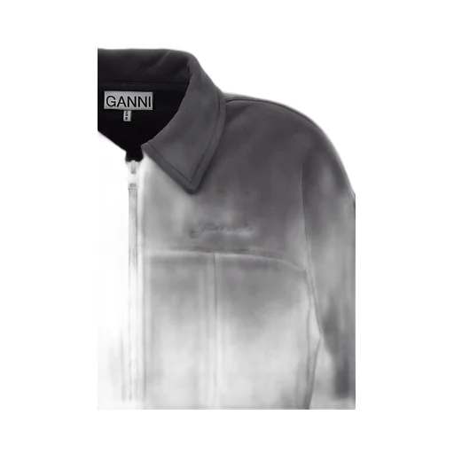 Logo Embroidered Cropped Jacket