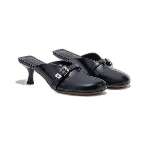 Heeled Sue Mules