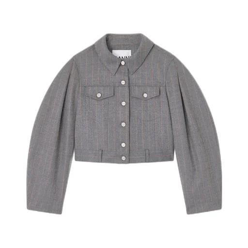 Pinstripe Pattern Jacket